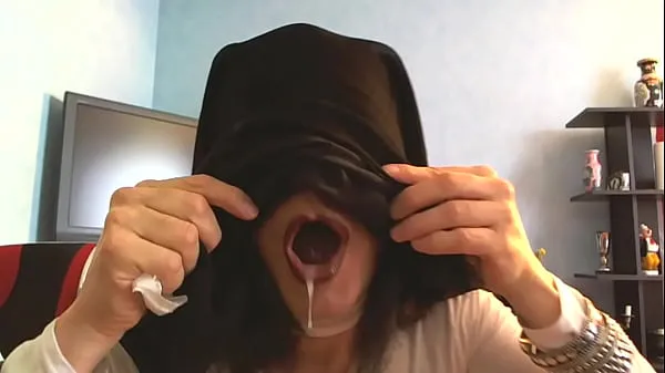 Εμφάνιση cumshot in niqab power Tube