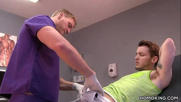 Show Gay doctor sucking off his handsome patient power Tube