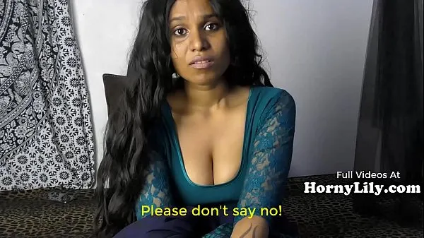 แสดง Bored Indian Housewife begs for threesome in Hindi with Eng subtitles หลอดกำลัง