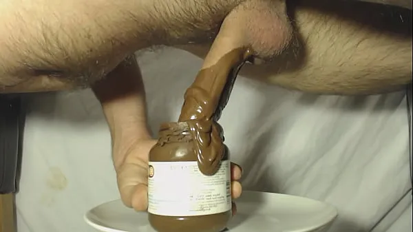 Mostrar Pau mergulhado em chocolate tubo de potência