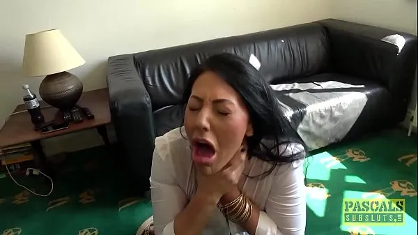 Show Candi Kayne gets throat fucked and gets a mouth full of cum power Tube