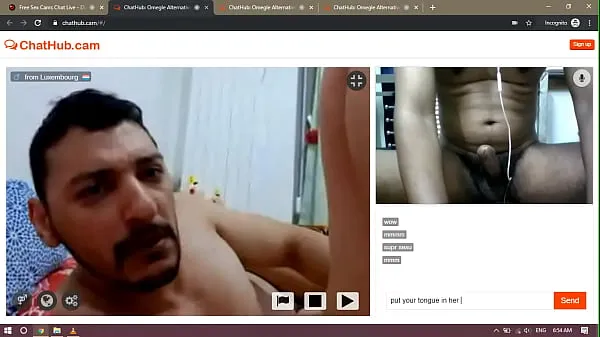 Vis Man eats pussy on webcam strømrør