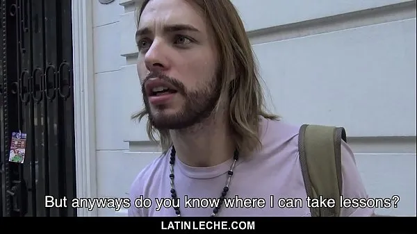 Show LatinLeche - Latino Kurt Cobain Lookalike Fucks A Horny Cameraman For Cash power Tube