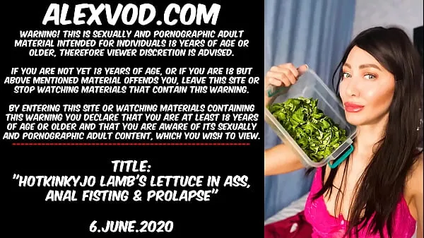 عرض Hotkinkyjo lamb's lettuce in ass, anal fisting & prolapse أنبوب الطاقة