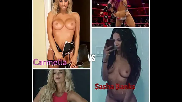 Show Who Would I Fuck? - Carmella VS Sasha Banks (WWE Challenge power Tube