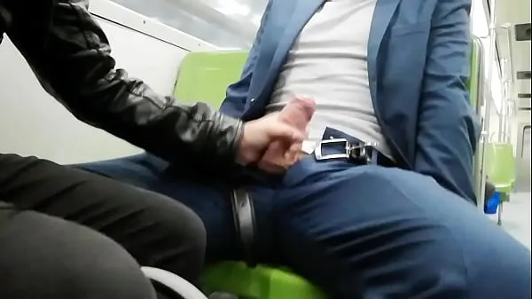 Show Cruising in the Metro with an embarrassed boy power Tube