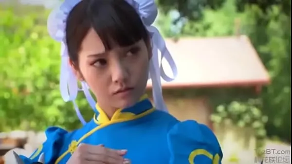 แสดง Chun li cosplay interracial หลอดกำลัง