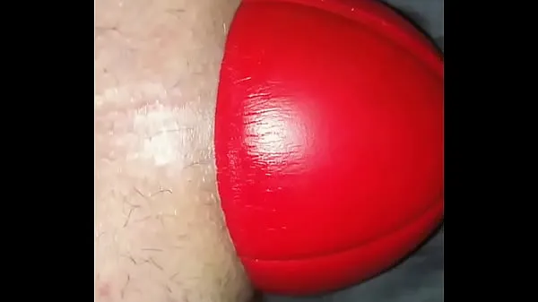 Show Male Giving Birth to Huge 12 cm wide Football, from deep inside my Ass power Tube