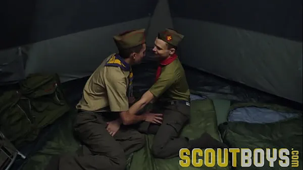 Näytä ScoutBoys Horny boy scouts fuck bareback in outdoor tent tehoputki