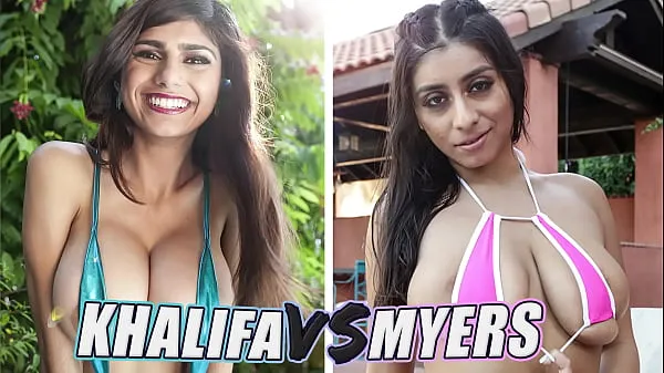 Mostrar BANGBROS - Batalha das cabras: Mia Khalifa vs Violet Myers (segunda rodada tubo de potência