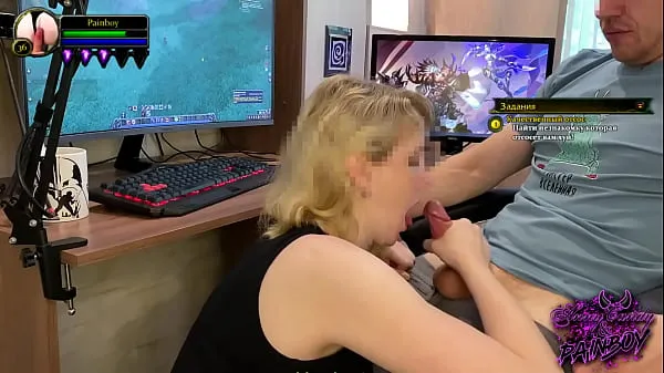 عرض My boyfriend plays World of Warcraft, and I wanted to feel the cock in my mouth AnnyCandy Painboy أنبوب الطاقة