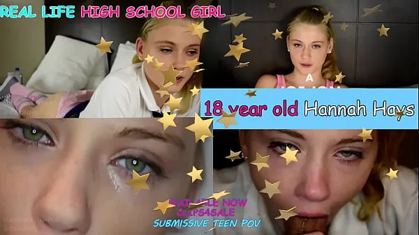 Zobraziť Real life Eighteen year old 12th grade student Hannah Hays learns to suck cock slowly and sensually from a dirty old man napájaciu trubicu