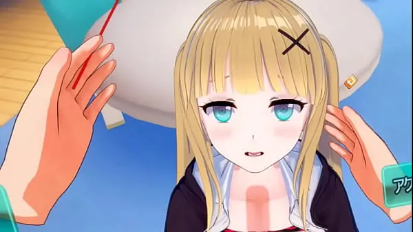Hiển thị Eroge Koikatsu! VR version] Cute and gentle blonde big breasts gal JK Eleanor (Orichara) is rubbed with her boobs 3DCG anime video ống điện