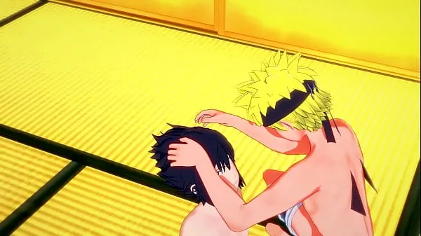Show Naruto Yaoi - Naruto x Sasuke Blowjob and Footjob - Sissy crossdress Japanese Asian Manga Anime Game Porn Gay power Tube