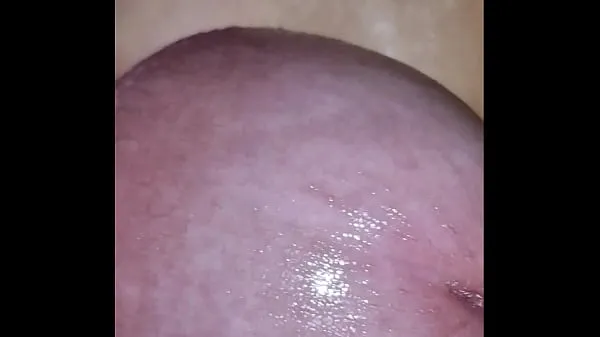 Hiển thị close up jerking my cock in bathing tube while precum running over my glans and cumshot ống điện