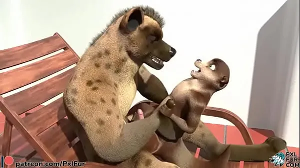 Hyena fucks Otter Furry/Yiff Güç Tüpünü göster