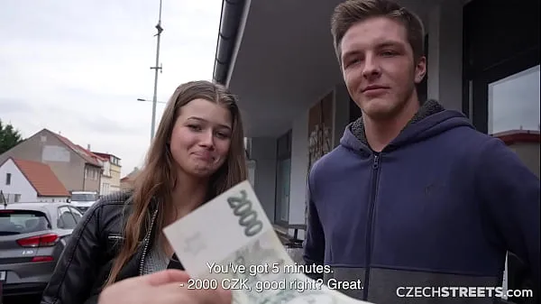 Show CzechStreets - Would you share your gf with any other guy? Because he did it power Tube