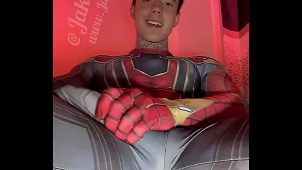 แสดง Jakipz Strokes His Massive Cock In Super Hero Costumes Before Shooting A Huge Load หลอดกำลัง