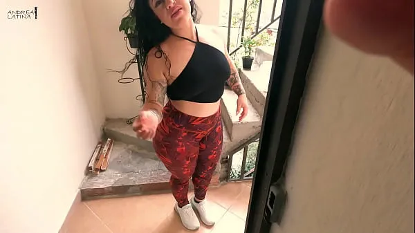 Show I fuck my horny neighbor when she is going to water her plants power Tube