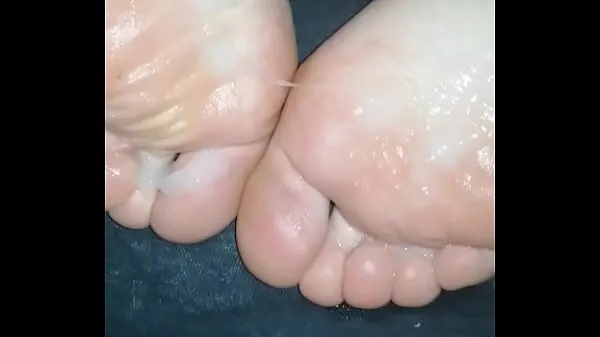 Hiển thị Amateuer Footjob,Toejob,Cum on Feet,Cum on Soles ống điện