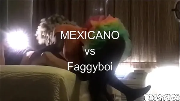 Hiển thị SEXY MEXICAN Fucks Fag ống điện