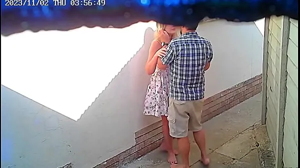 Tunjukkan Cctv camera caught couple fucking outside public restaurant Tiub kuasa