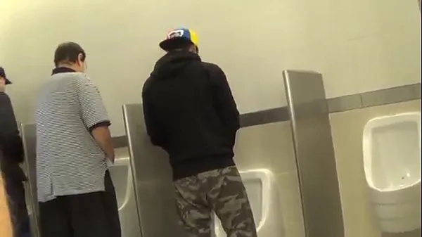 Show Hot Gay teens having fun in Public bathroom power Tube